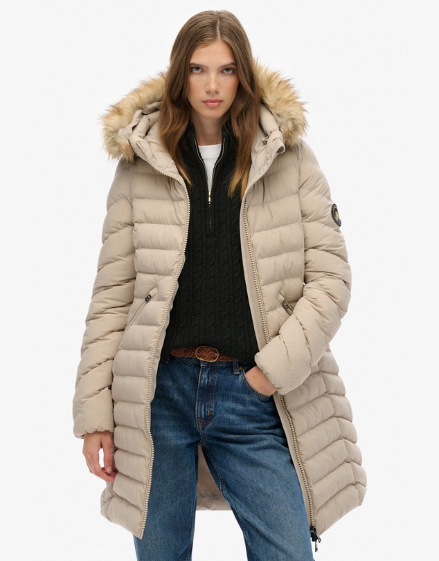Superdry - Fuji Hooded Mid Length Jacket