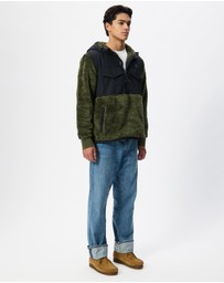 Polo Ralph Lauren - HiPile Half Zip Hybrid Jacket - ICONIC EXCLUSIVE