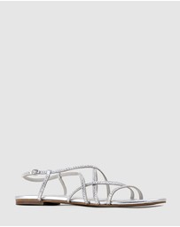 Edward Meller - SAMILLE Strappy Crystal Sandal