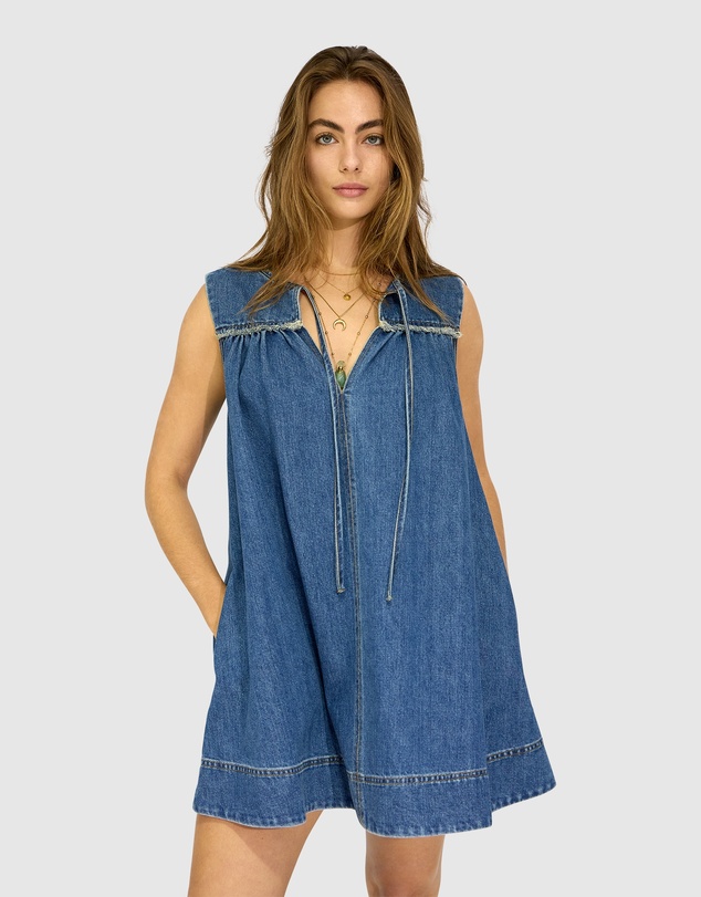 Belle & Bloom - So What Denim Mini Dress