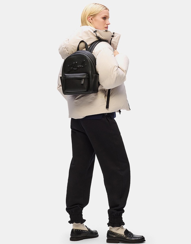 Karl Lagerfeld - K/Skuare Grainy Small Backpack