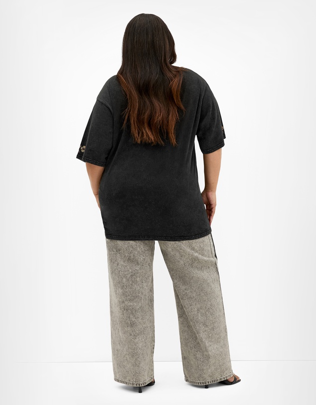 City Chic - Rodeo Oversized Cotton Tee