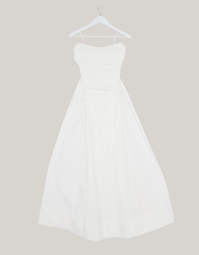 Revibe - Repaired Shona Joy Morton Strapless Panelled Maxi Dress - AU 6