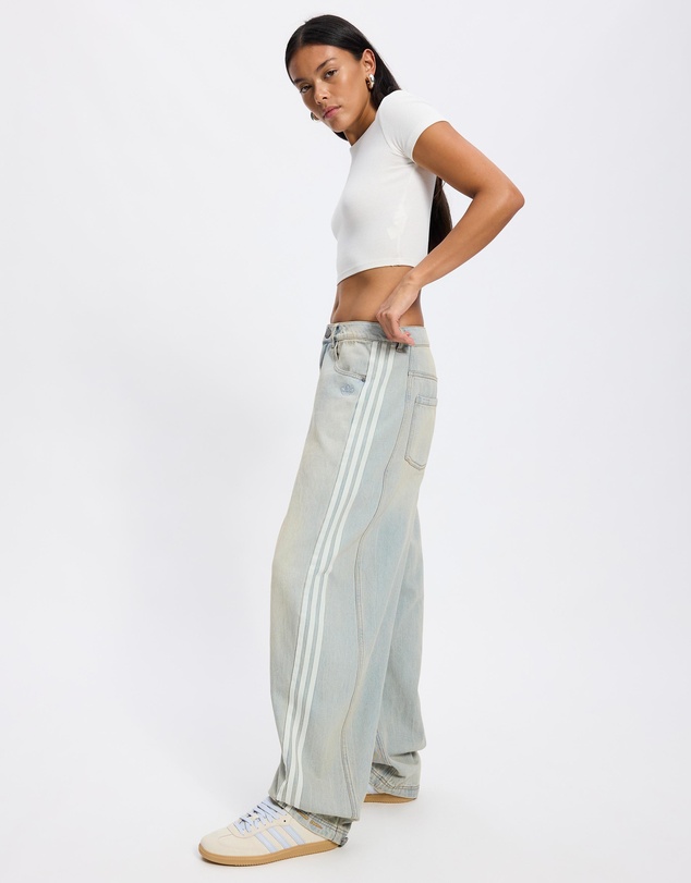 adidas Originals - Adilenium Barrel Leg Denim Pants
