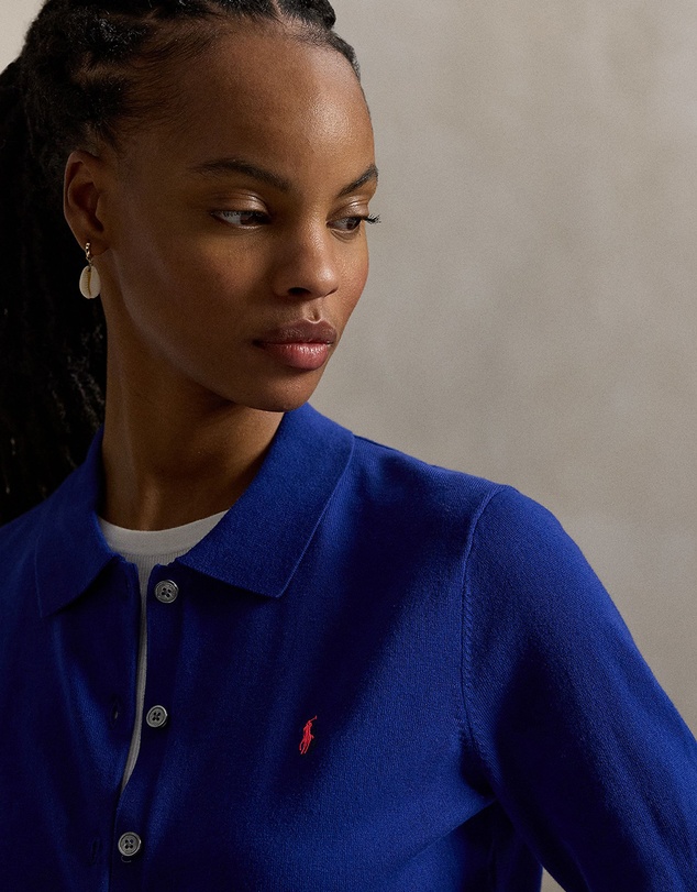 Polo Ralph Lauren - Polo-Collar Buttoned Cardigan - The ICONIC Exclusive