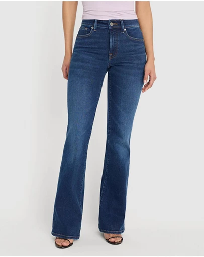 Good American - Compression Good Legs Flare Jeans