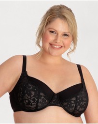 Ava & Audrey  - Underbliss by Ava & Audrey Lacey Balconette Underwire Bra