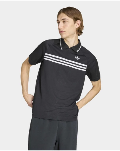 adidas Originals - Chest Stripes Slim Polo Shirt Mens