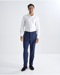3 Wise Men - 3 Wise Men Wallace Wool Trouser - Navy