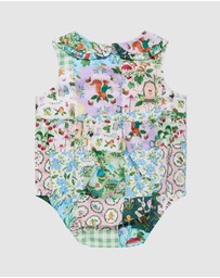 Fleur Harris - 'The Magic Faraway Tree' Pretty Patchwork Romper in Patchwork