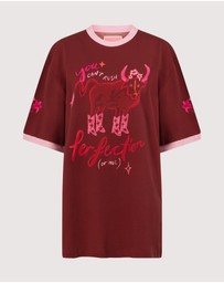 SMWR. by The Somewhere Co - Taurus Astrology Oversized Tee