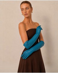 High Heel Jungle - Milana Opera-Length Leather Gloves
