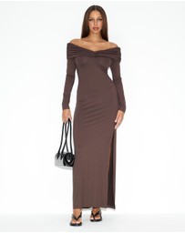 Dazie - Katia Off Shoulder Jersey Dress