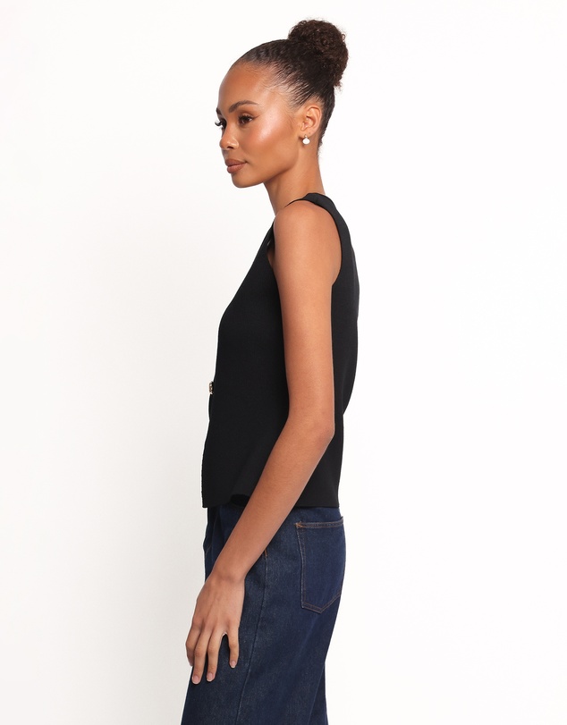 Petal & Pup - Everlee Knit Vest Top - Black