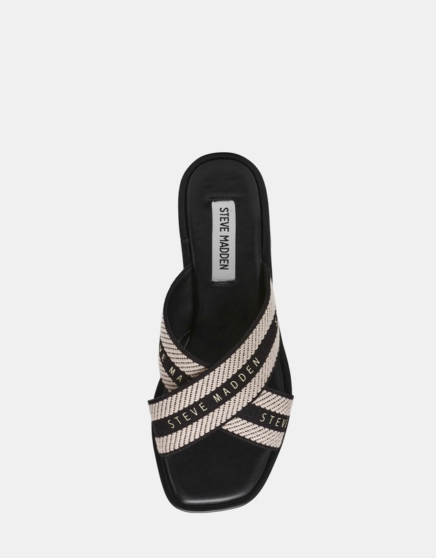 Steve Madden - Arrows Black Sandals