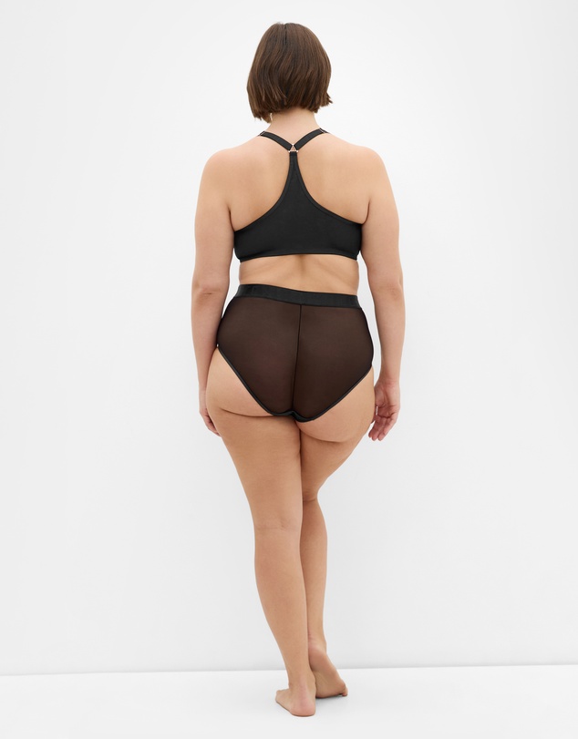 City Chic - Signature Mesh Plunge Underwire Bra