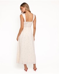 Petal & Pup - Caty Maxi Dress - Red Polka Dot