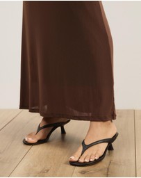 Atmos&Here - Thea Mesh Midi Skirt