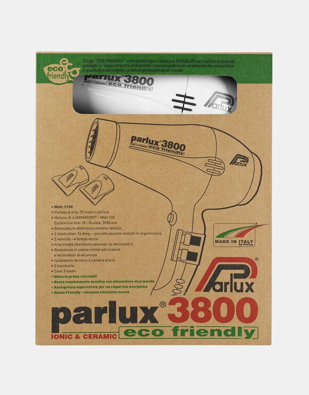 Parlux - Parlux 3800 Ceramic & Ionic Dryer 2100W - White