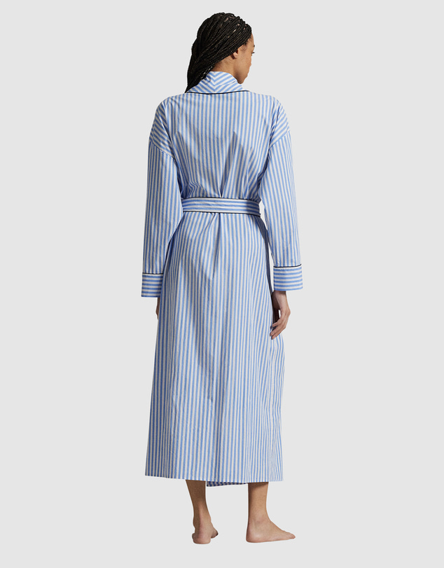 Polo Ralph Lauren - Shirting Stripes Heritage Long Cotton Robe