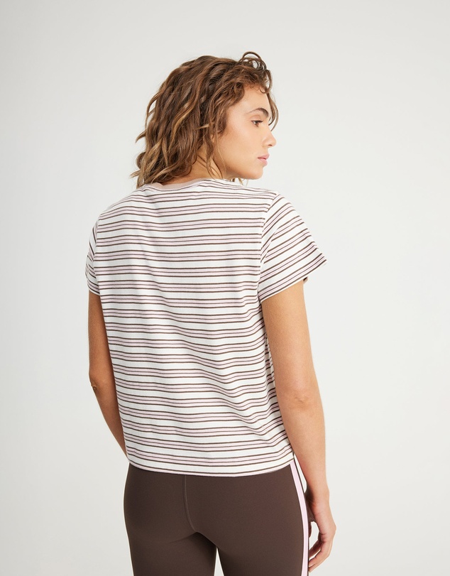 Upstate - Urban Box Stripe Tee - Floss