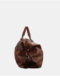 Pierre Cardin - Pierre Cardin Rustic Leather Business/Overnight Bag