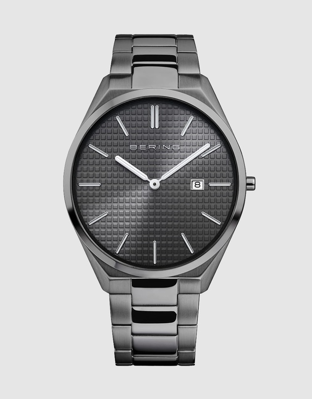 Bering - Bering Ultra Slim 40mm Grey Watch