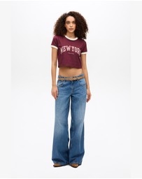 Superdry - Athletic Essentials Ringer Slim Fit Tee