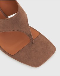 Betts - Selene Square Toe Wedge Sandals
