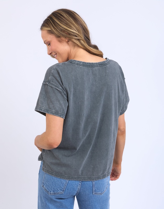 Foxwood - Marley Tee Washed Black