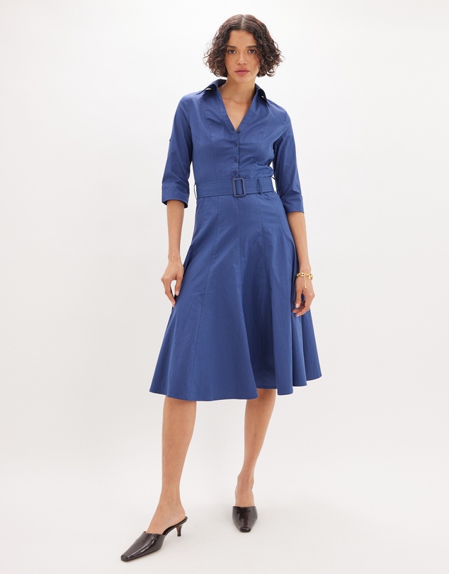 Amelius - Denise Panelled Shirt Dress