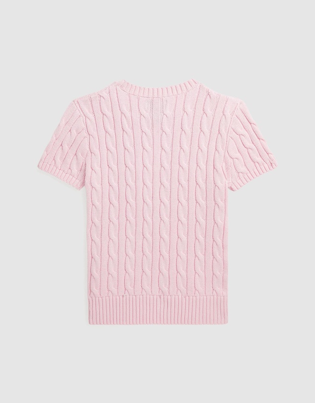 Polo Ralph Lauren - Cable-Knit Cotton Short-Sleeve Sweater - Babies-Teens