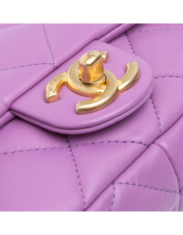 Pre-Loved by Azura Reborn - Pre-Loved chanel Mini Flap Bag Lambskin Chain Strap