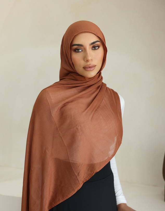 Mod Squad - Double Stitch Hijab- Terracotta