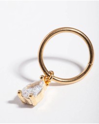 Lovisa - Surgical Steel Gold Pear Belly Ring