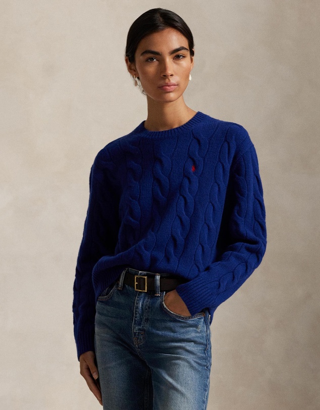 Polo Ralph Lauren - Cable-Knit Wool-Cashmere Sweater