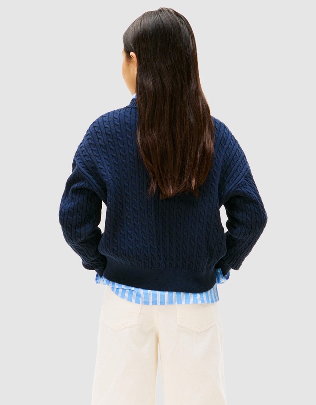 Tommy Hilfiger - Relaxed Cable Knit Jumper - Teens
