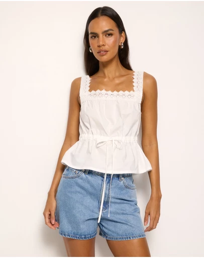 AERE - Elowen Lace Top