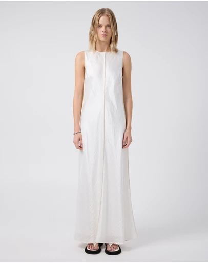 Third Form - Crush Contrast Bind Maxi Tank Dress