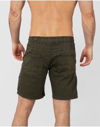 ONEBYONE - Hudson Khaki Shorts