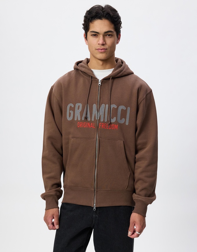 Gramicci - Spell Out Zip Hooded Sweatshirt