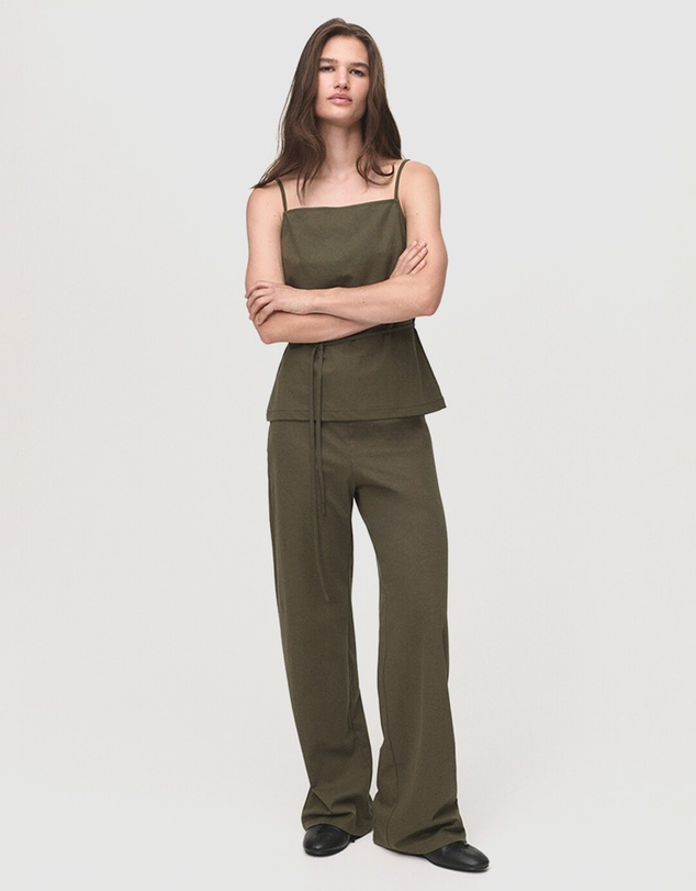 M.N.G - Cotton Top With Waist Tie