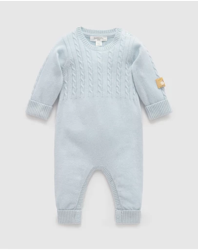Purebaby - Cashmere Growsuit -Kids-Babies