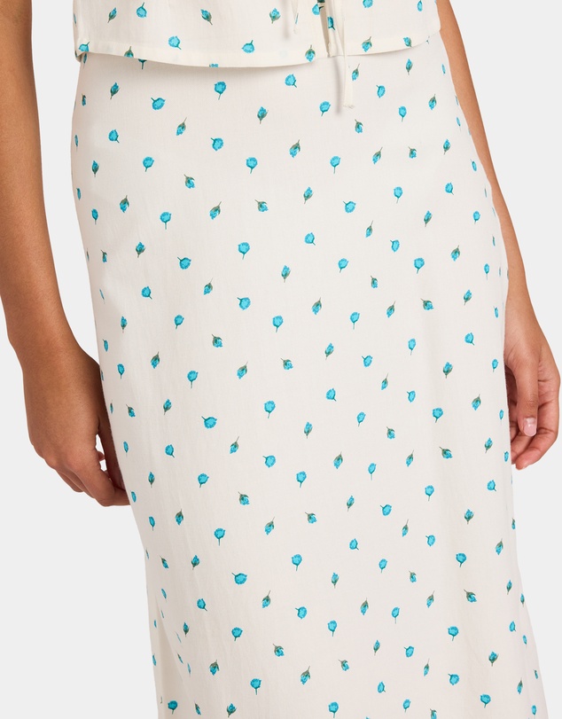 RVCA - Womens Rose Bud Annika Midi Skirt