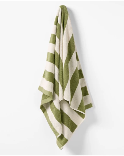 Aura Home - Riviera Stripe Bath Towel