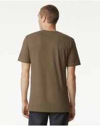 American Apparel - Unisex Henley Short Sleeve CVC T-Shirt