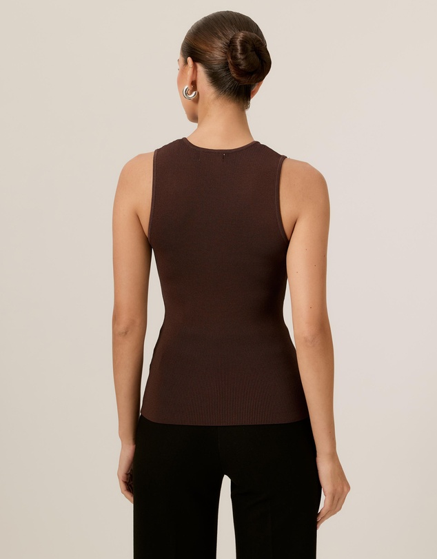 Tussah - Paris Ribbed Knit Zip Top