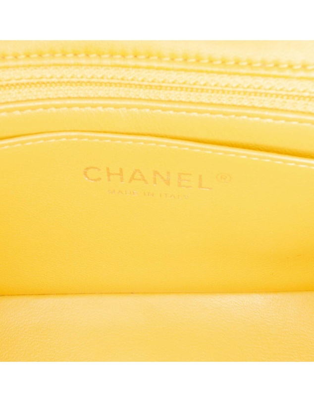 Pre-Loved by Azura Reborn - Pre-Loved Mini Rectangular Classic Lambskin Single Flap