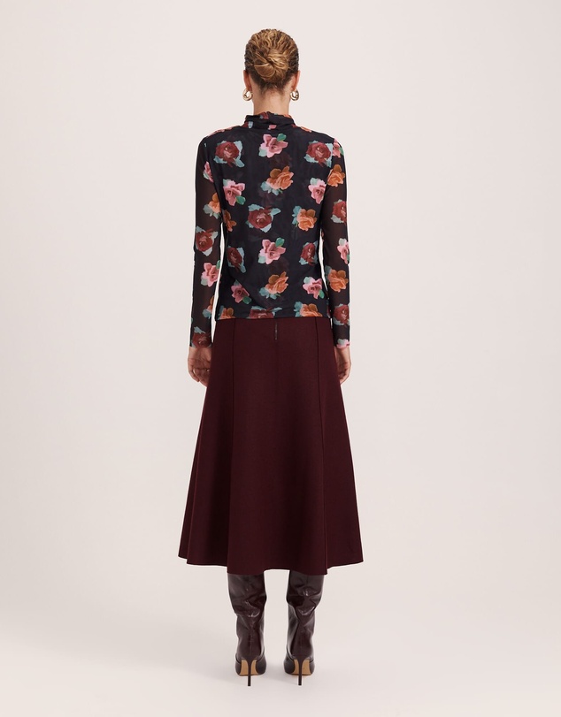 SABA - Bettina Long Sleeve Mesh Top