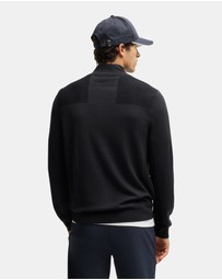BOSS - Momentum Zip Neck Knitwear